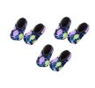 Womens Slipper Socks Cute Fishes Ankle Floor Slippers with Non Slip Grippers, 3 Pairs
