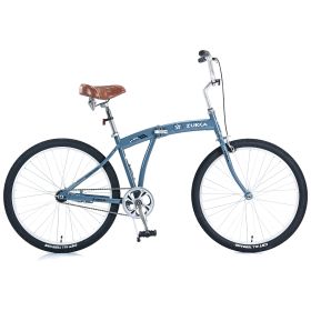 Single Speed Folding Bicycles, Multiple Colors 26"Inch Beach Cruiser Bike