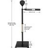 Boxing Speed Trainer,Boxing Spinning Bar with Speed Bag Free Standing Adjustable Height from 4.8 ft-6 ft