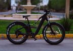 26" Step Over Electric Mountain Bike - Black