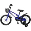 C14111A Kids Bike 14 inch for Boys & Girls with Training Wheels, Freestyle Kids' Bicycle with Bell,Basket and fender.