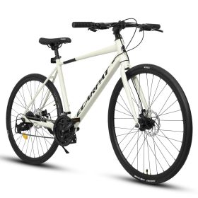 A28320 700c Ecarpat Road Bike, 24-Speed L-TWOO Disc Brakes, Light Weight Aluminum Frame ,Racing Bike City Commuting Road Bicycle for Men Women (Color: as Pic)