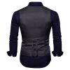 Men's Suit Vest Slim Fit Double Breasted Dress Vest